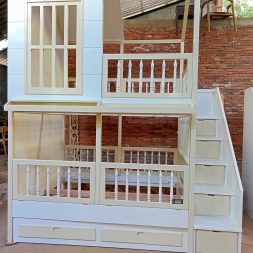 HOMAS Bunk Bed Tempat tidur tingkat custom knockdown