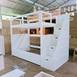 PAGO Bunk Bed Tempat tidur tingkat custom knockdown