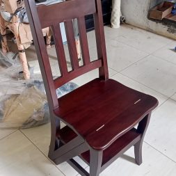 Kursi Tangga kayu jati kursi multifungsi kualitas eksport