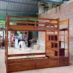 TEAK Bunk Bed Tempat tidur tingkat custom knockdown