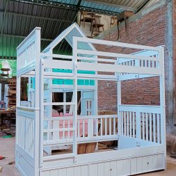EROPA Bunk Bed Tempat tidur tingkat custom knockdown