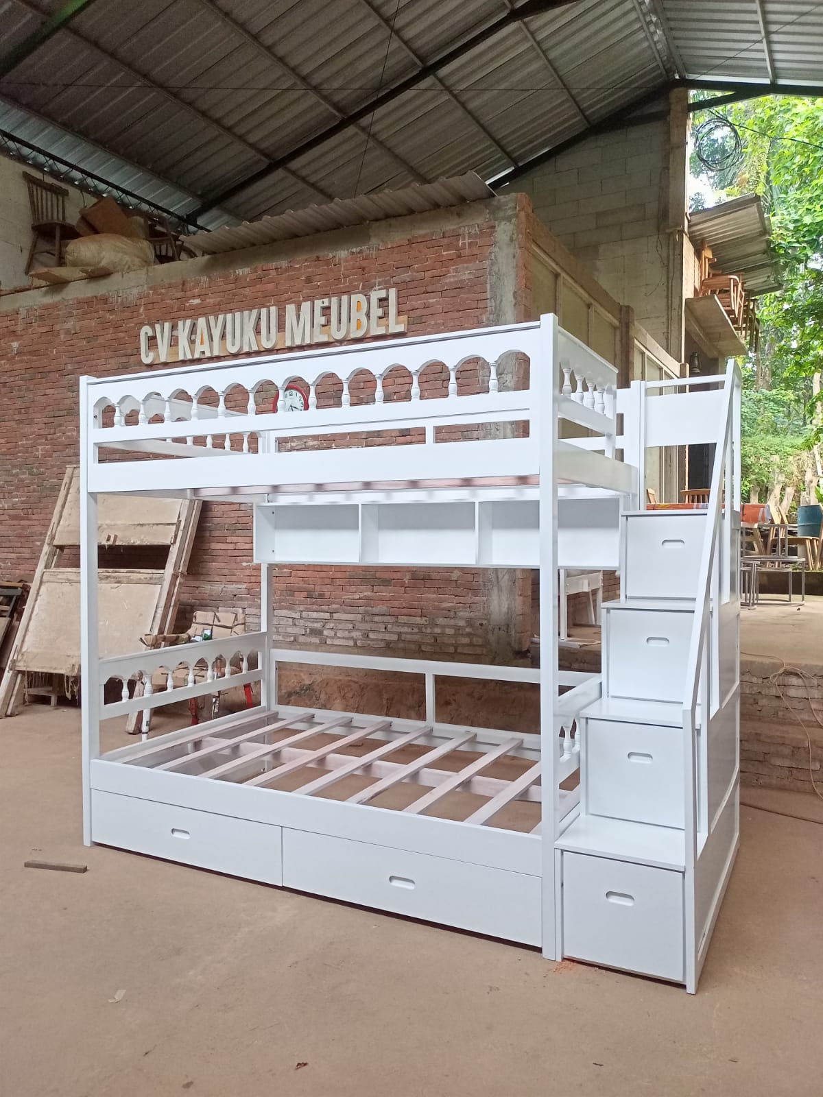 ITALI LACI Bunk Bed Tempat tidur tingkat custom knockdown